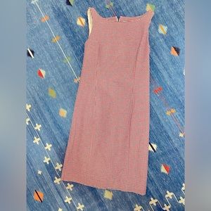 Jcrew plaid sheath dress